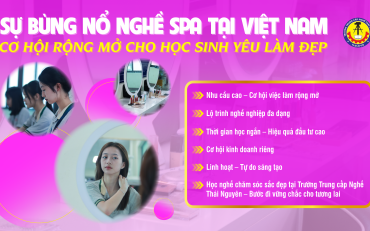 SỰ BÙNG NỔ NGHỀ SPA TẠI VIỆT NAM: CƠ HỘI RỘNG MỞ CHO HỌC SINH YÊU LÀM ĐẸP
