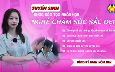 TUYỂN SINH KHÓA ĐÀO TẠO NGẮN HẠN NGHỀ CHĂM SÓC SẮC ĐẸP TẠI TRƯỜNG TRUNG CẤP NGHỀ THÁI NGUYÊN