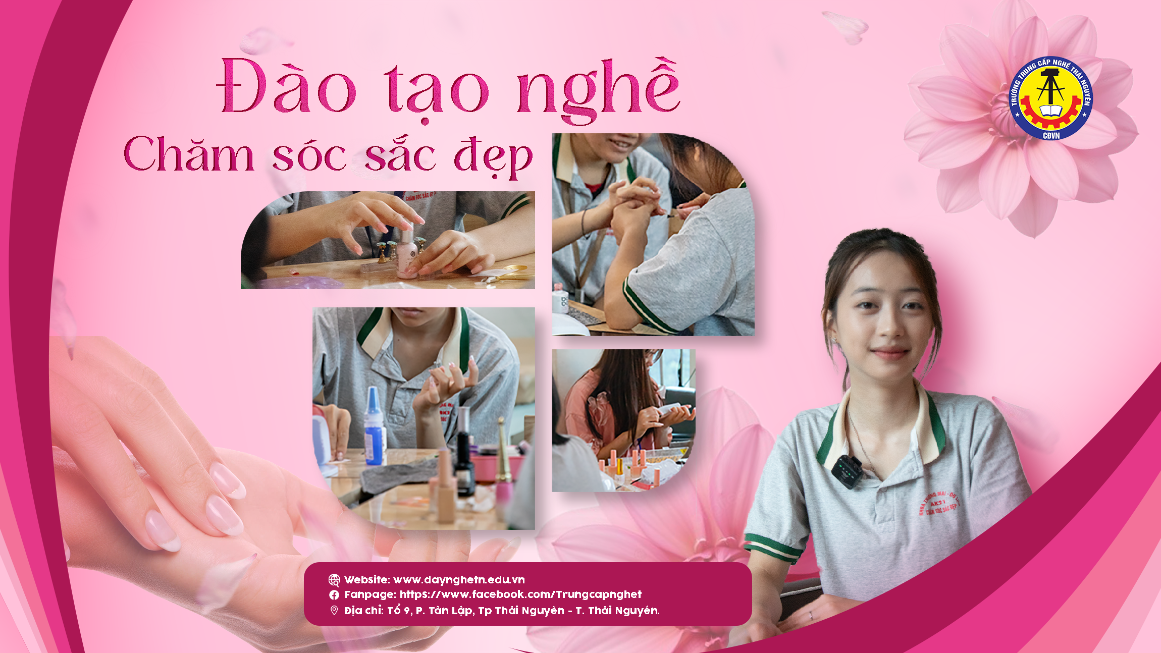 Chương trình đào tạo nghề "Chăm sóc sắc đẹp":  Bước vào ngành công nghiệp làm đẹp